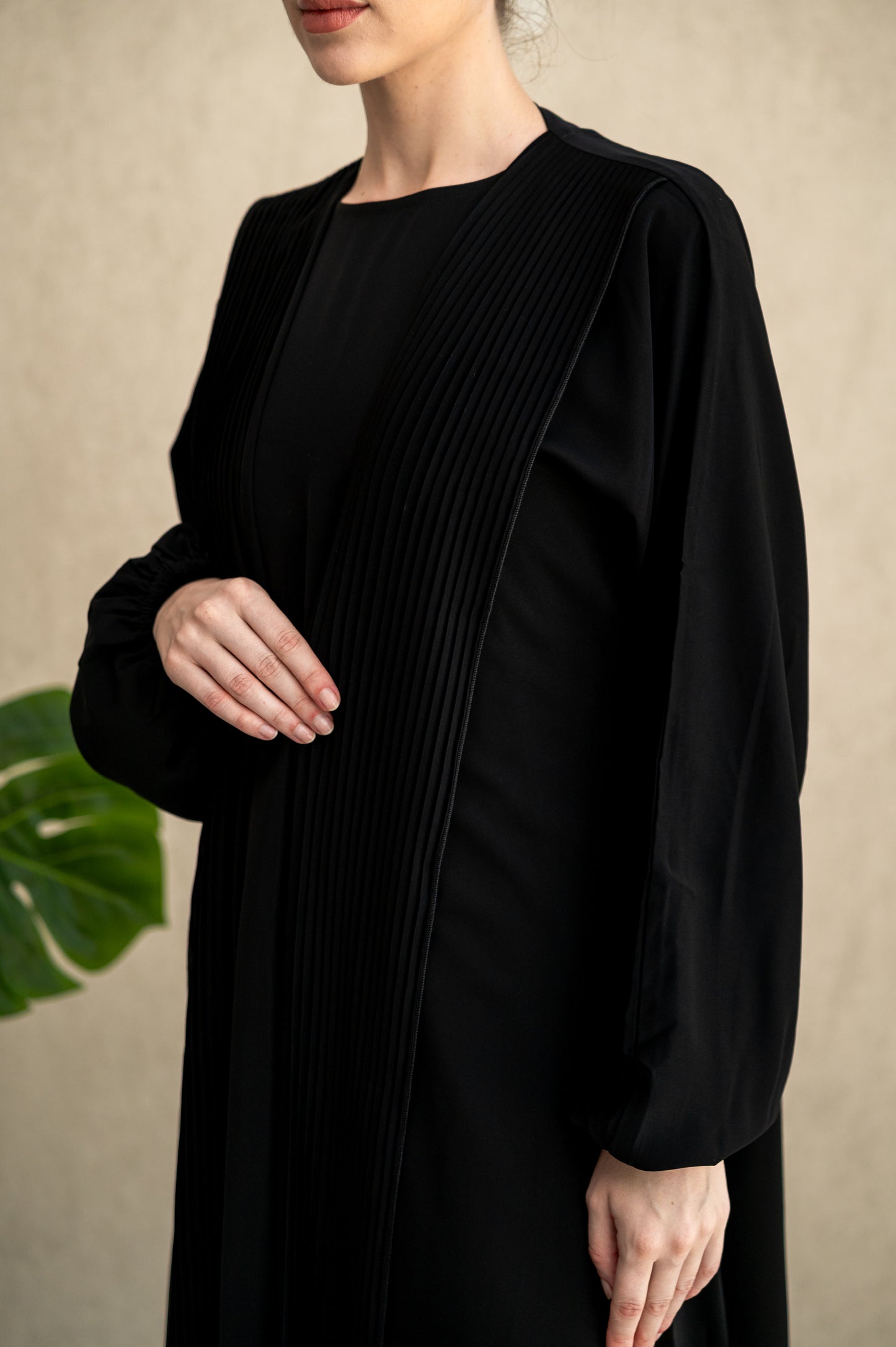Statement pleats - Black