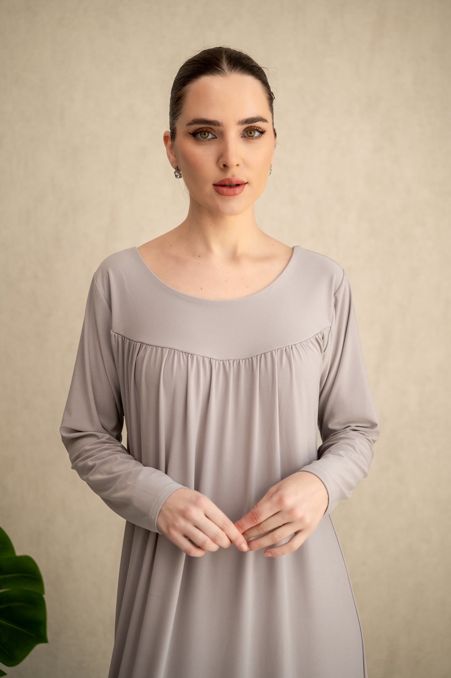 Premium Grey Jersey Maxi Dress- By Anorih Basics