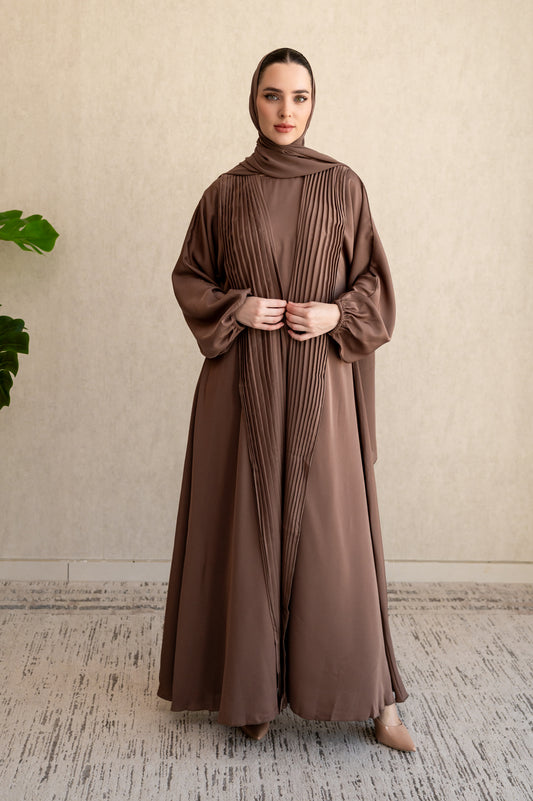 Statement pleats - Mocha