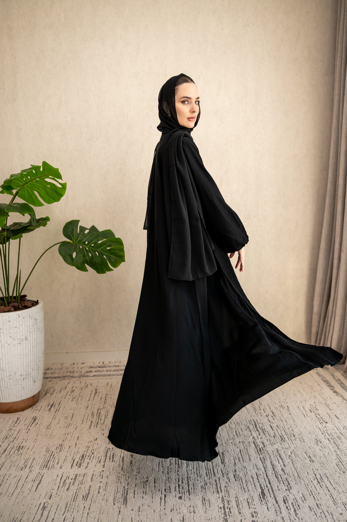 Statement pleats - Black