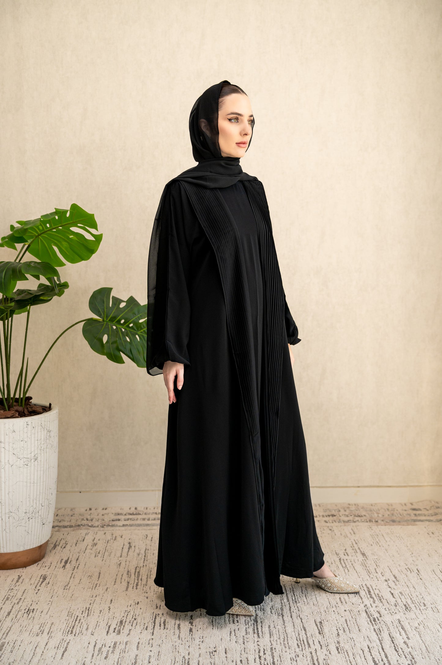 Statement pleats - Black