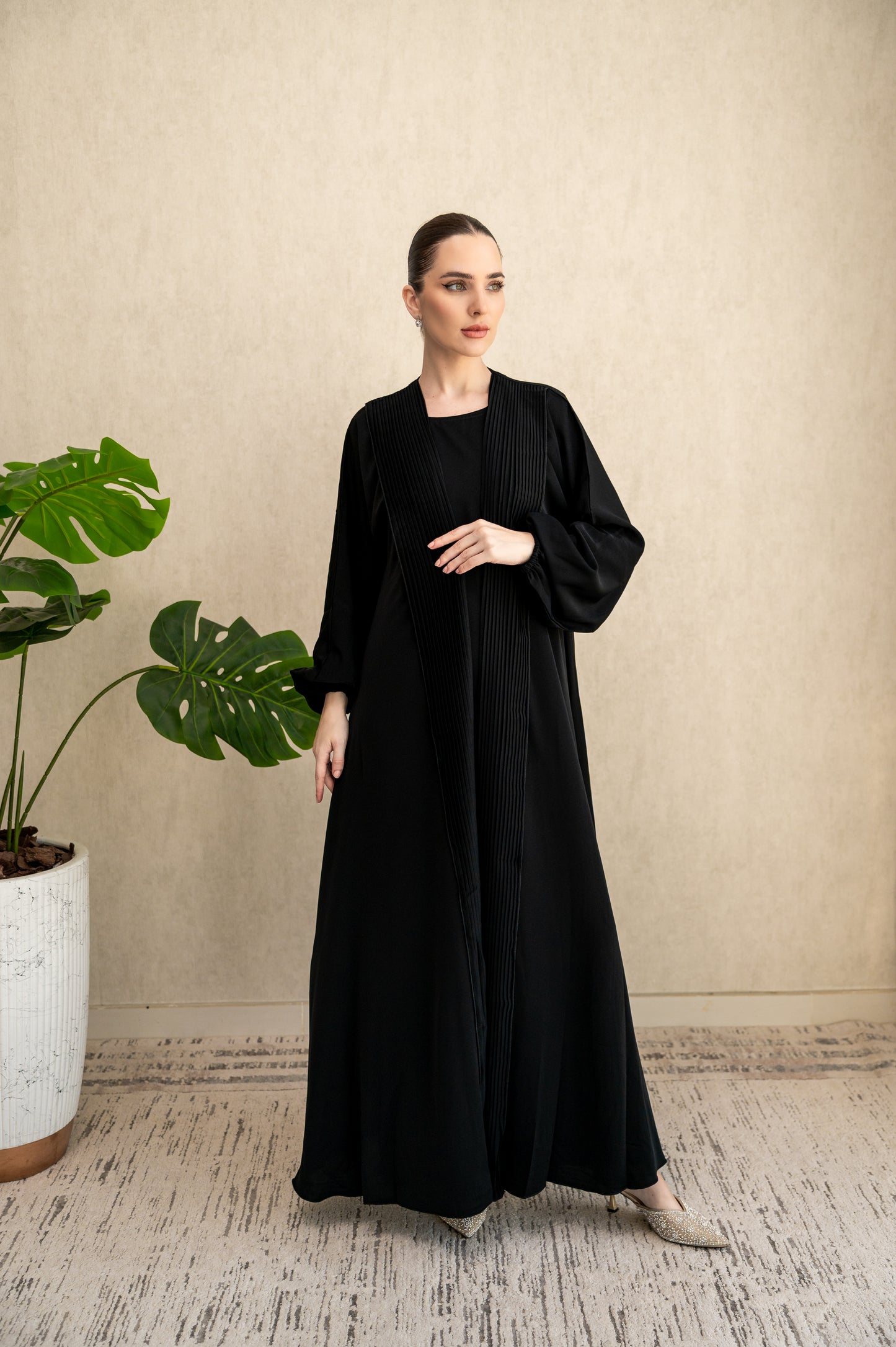 Statement pleats - Black