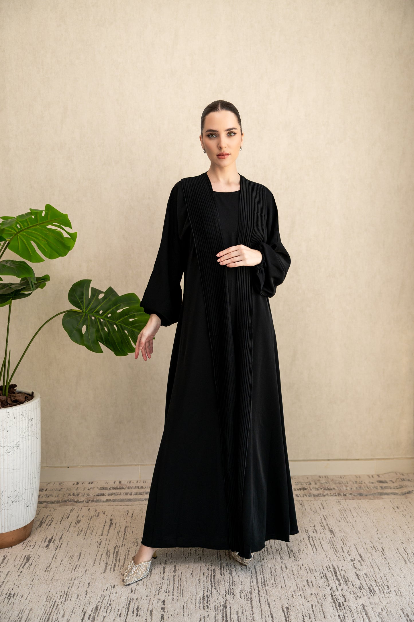 Statement pleats - Black