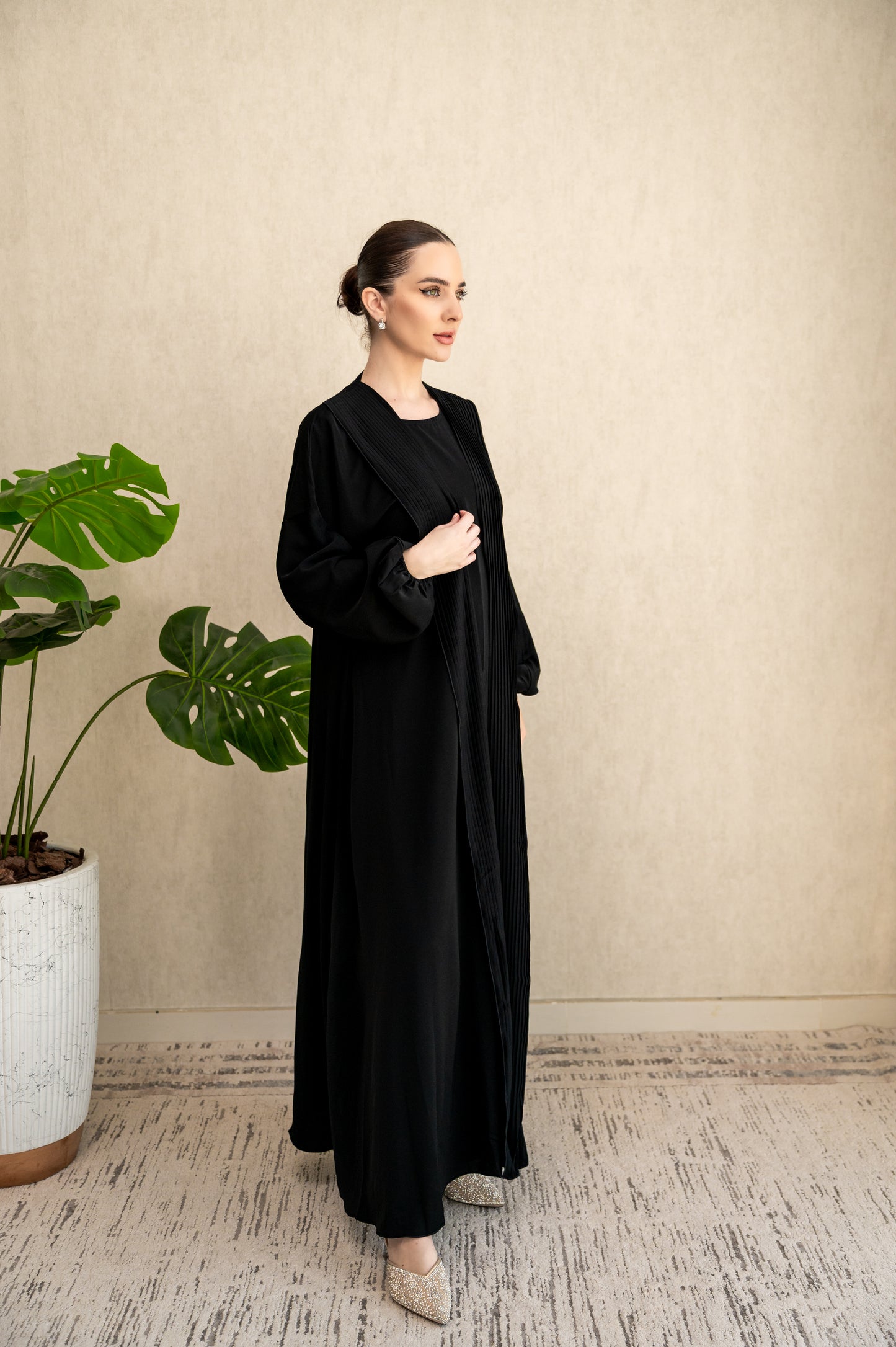 Statement pleats - Black