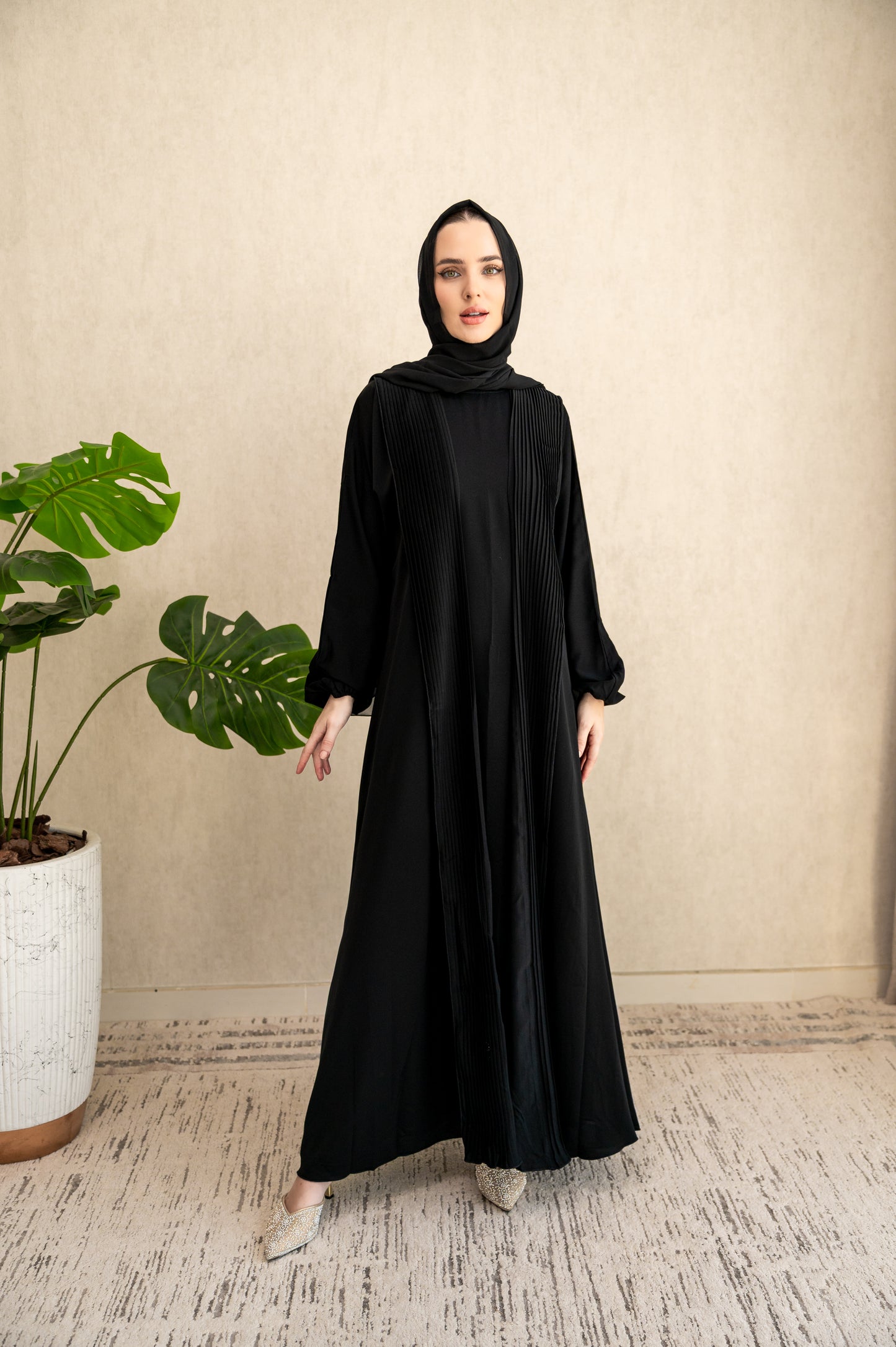 Statement pleats - Black