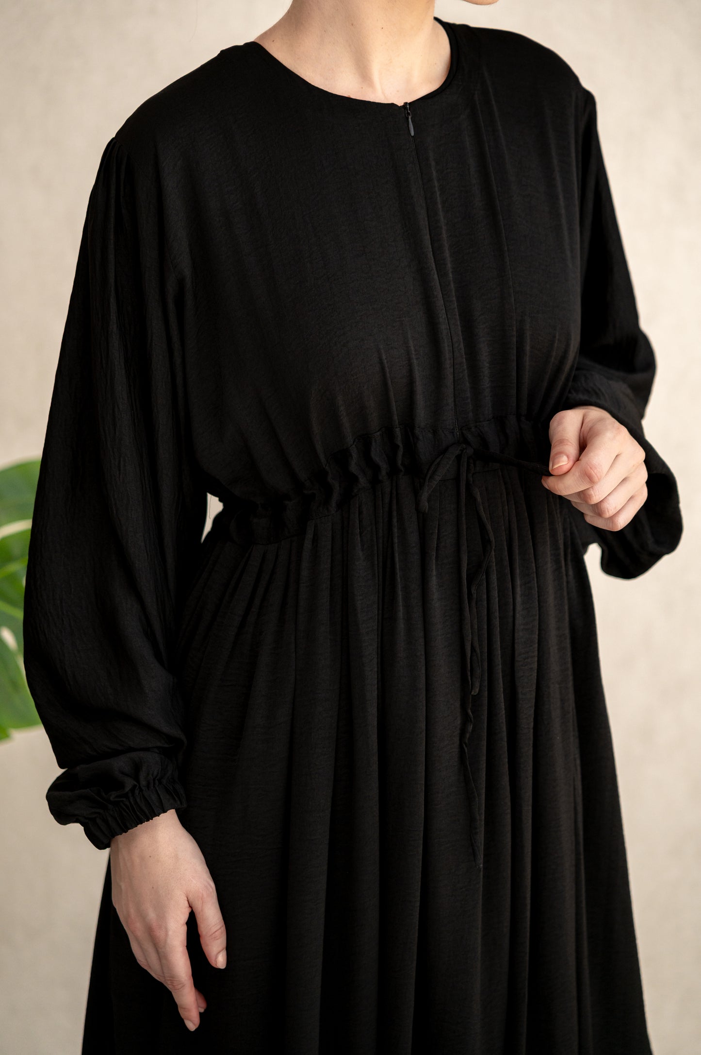 Front-zipped Maxi Dress- By Anorih Basics