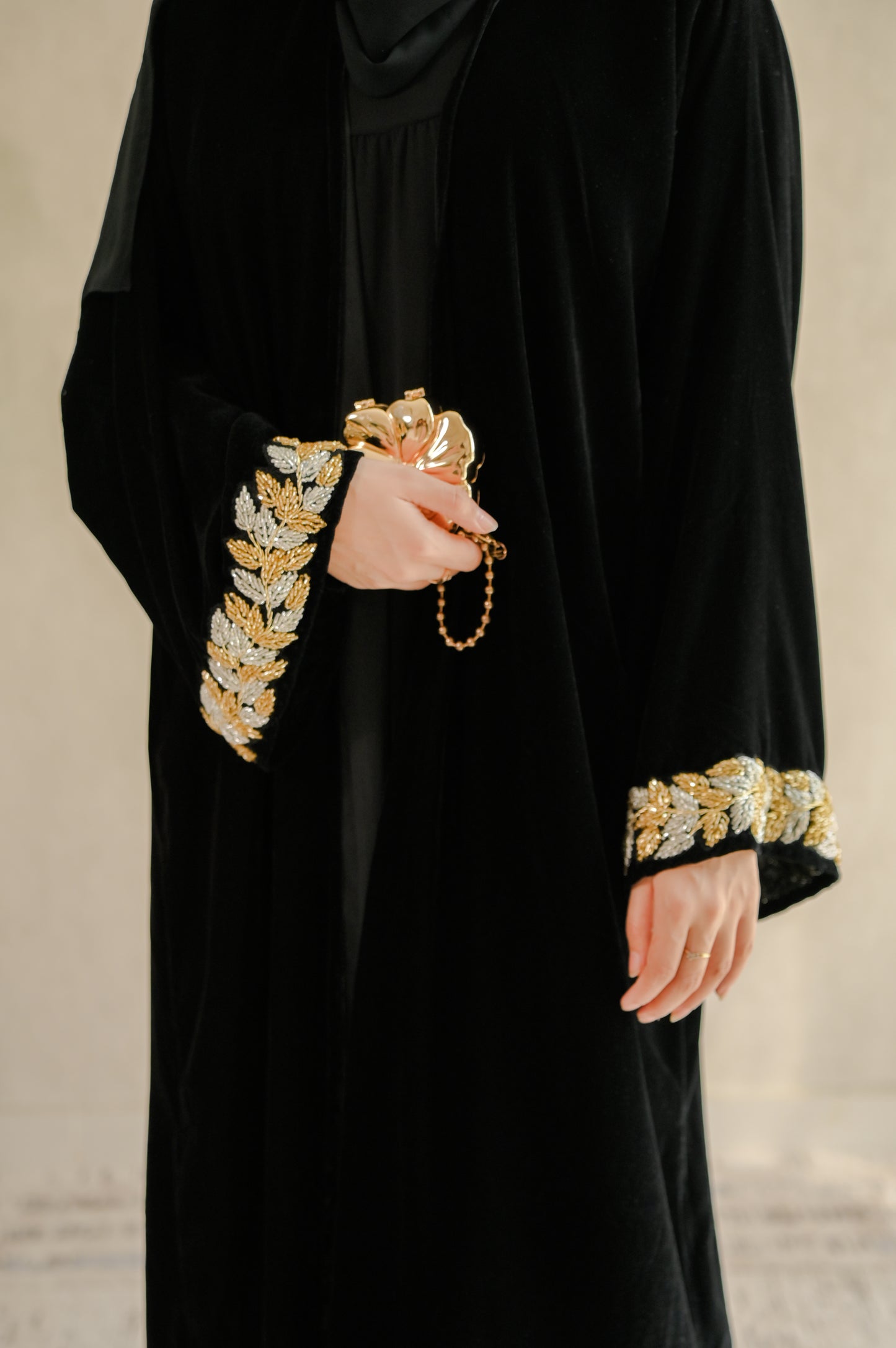.  Luxury Velvet Noor Abaya