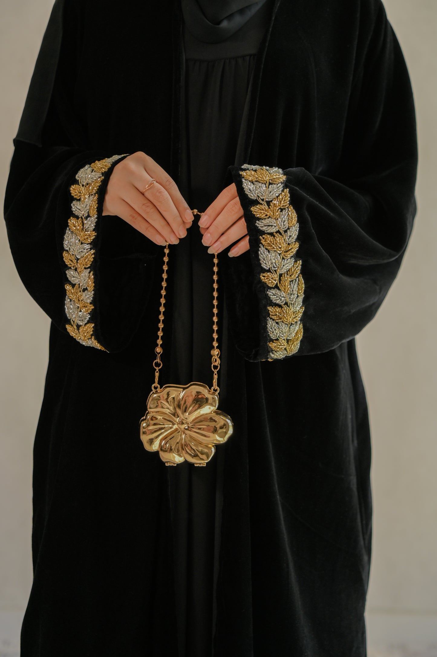 .  Luxury Velvet Noor Abaya